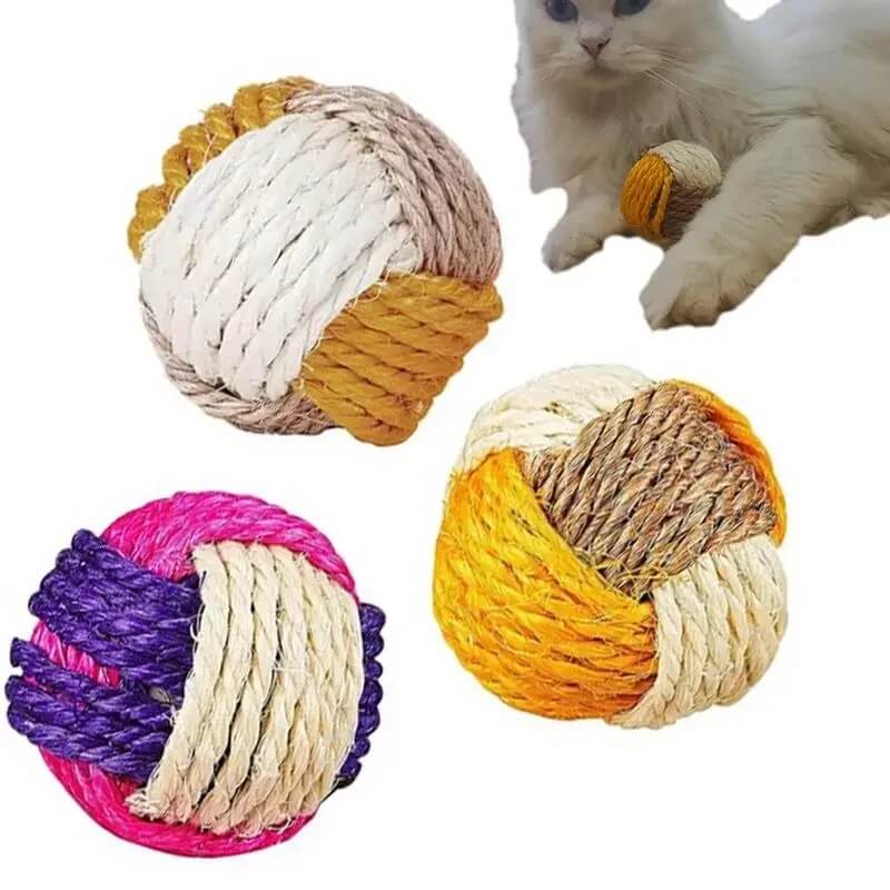 SISAL BALL CAT TOYS - 画像 (3)
